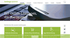 Desktop Screenshot of lombego.de